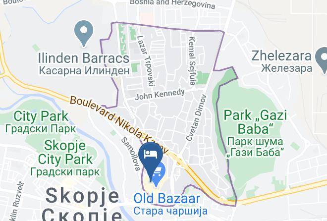Skopje - Bushi Resort & Spa Maps