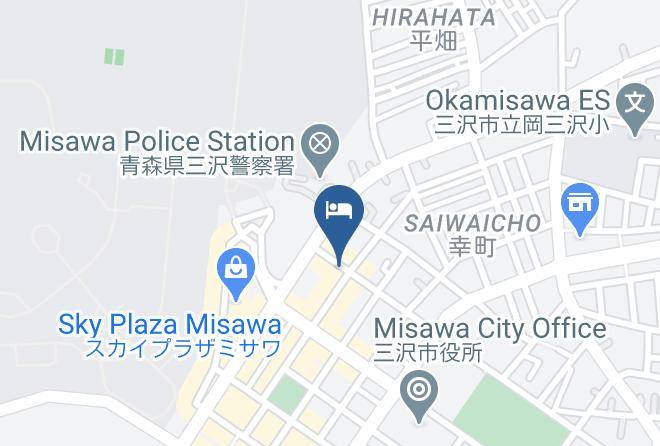 Misawa City - Bushiness Hotel Koyoen Maps