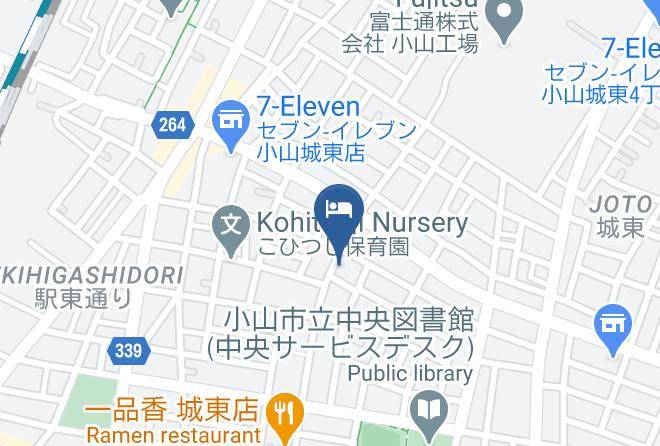 Oyama City - Bushiness Inn Shimiyoshi Maps