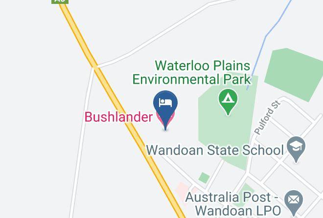 Bushlander Motel Map