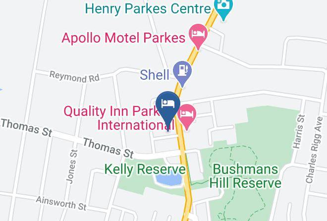 Parkes - Bushmans Motor Inn Maps