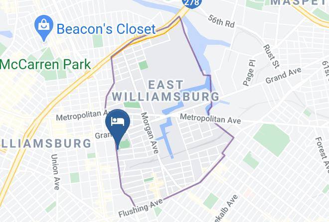 Kings - Bushwick Hotel Maps