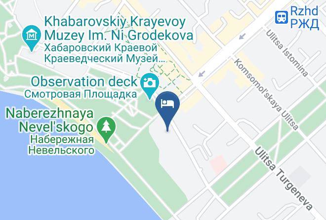 Khabarovsk - Business Center Parus Maps