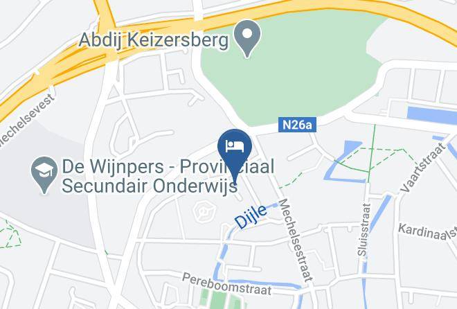 Business Flats Leuven Hotel Map