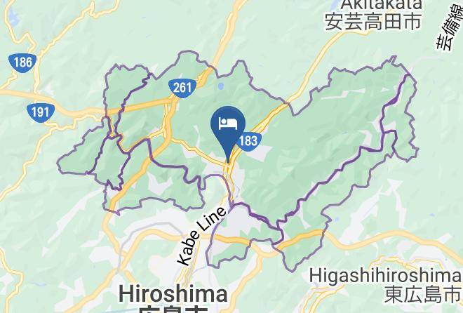 Hiroshima City Asakita Ward - Business Hotel 191 Maps