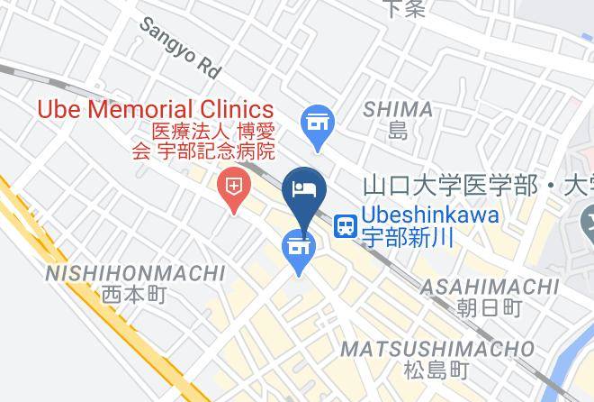 Ube City - Business Hotel Access Maps