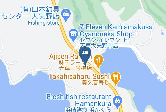 Kamiamakusa City - Business Hotel Amakusa Maps