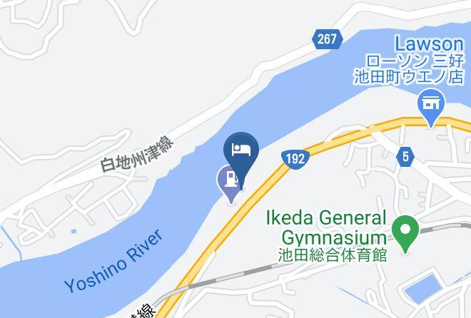 Miyoshi City - Business Hotel Awa Ikeda Maps