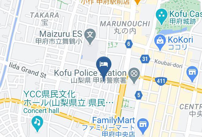Kofu City - Business Hotel Azuma Maps