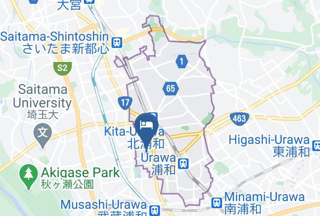 Saitama City Urawa Ward - Business Hotel City Port Maps