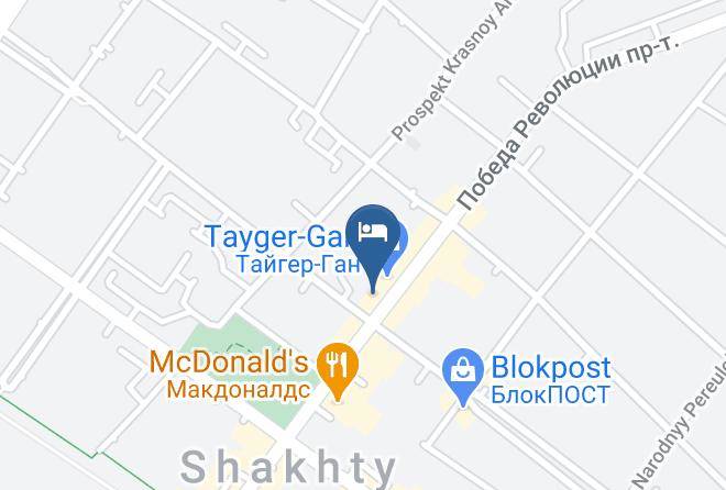 Shakhty - Business Hotel Continent Maps