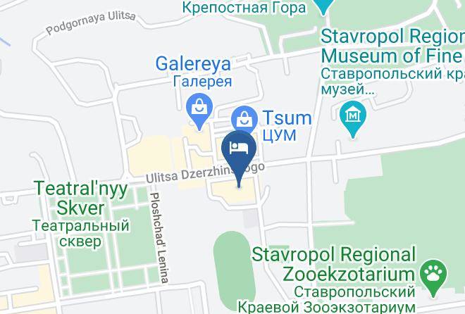 Stavropol - Business Hotel Continent Maps