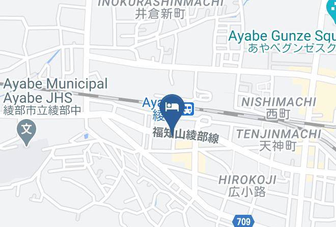 Ayabe City - Business Hotel Cosmo Maps