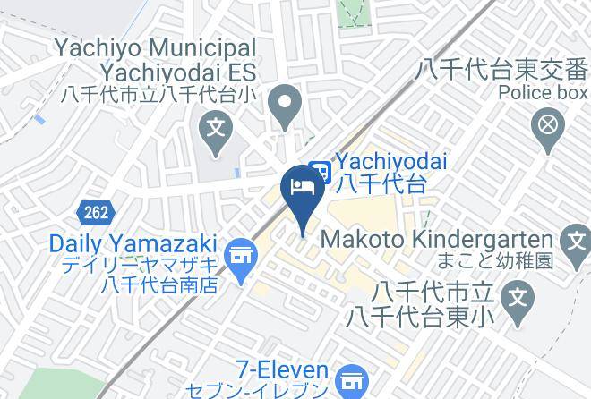 Yachiyo City - Business Hotel Diana Maps