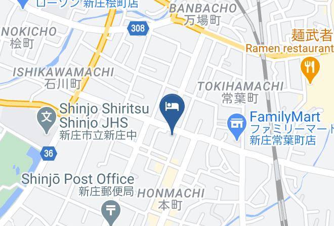 Shinjo City - Business Hotel Fuji Maps