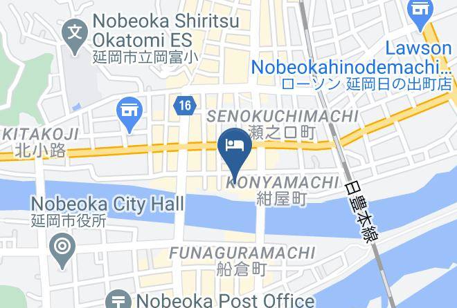 Nobeoka City - Business Hotel Fukuhara Maps
