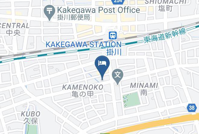 Kakegawa City - Hotel Gen Kakegawa Maps