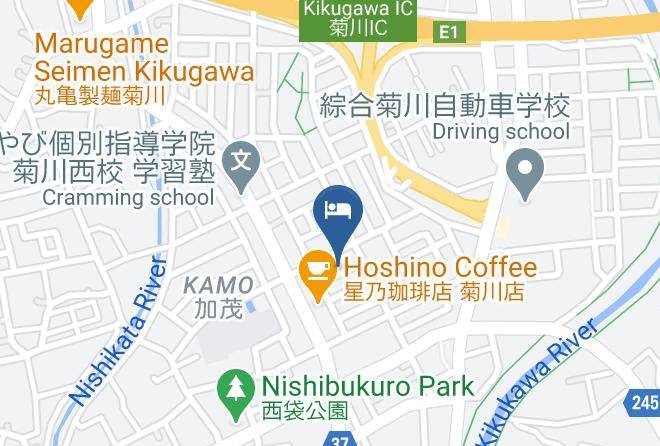 Kikugawa City - Business Hotel Gen Kikugawa Maps