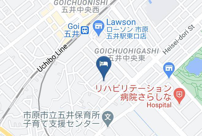 Business Hotel Goi Hills Map