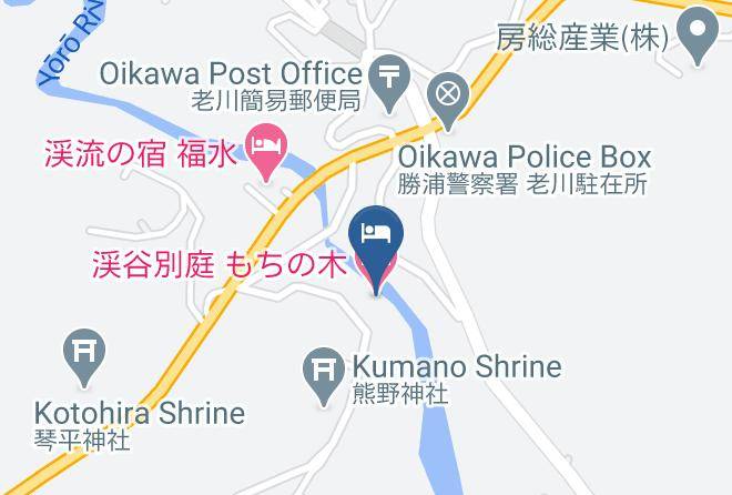 Otaki Townisumi District - Business Hotel Goi Onsen Maps