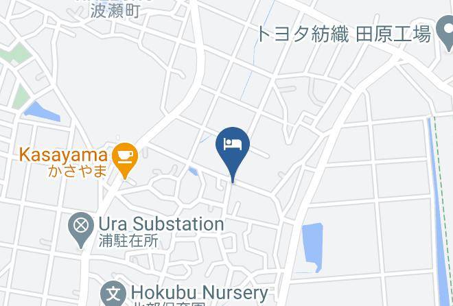 Tahara City - Business Hotel Hashira Maps