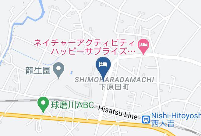 Hitoyoshi City - Business Hotel Hizenya Maps