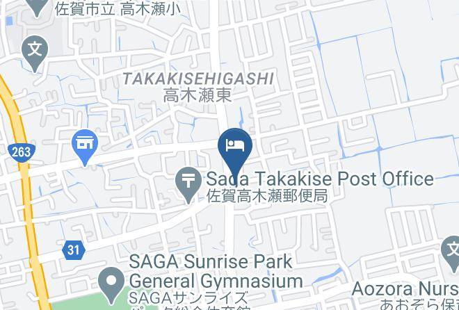 Saga City - Business Hotel Ichijo Maps