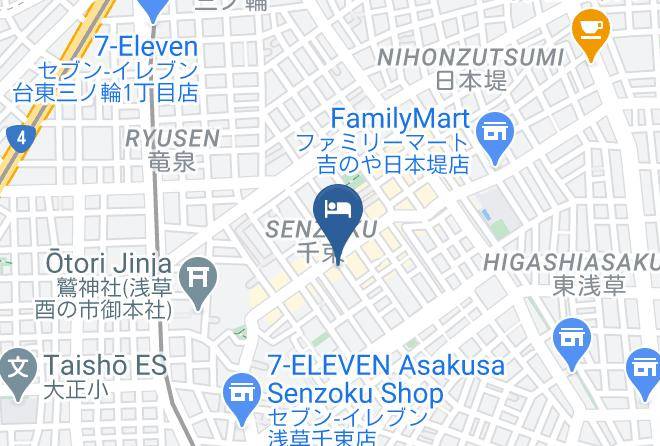 Taito Ward - Hotel Inamoto Maps