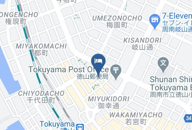 Shunan City - Business Hotel Isuzu Maps