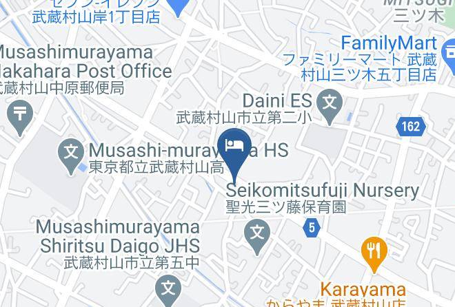 Musashimurayama City - Business Hotel Junwa Maps