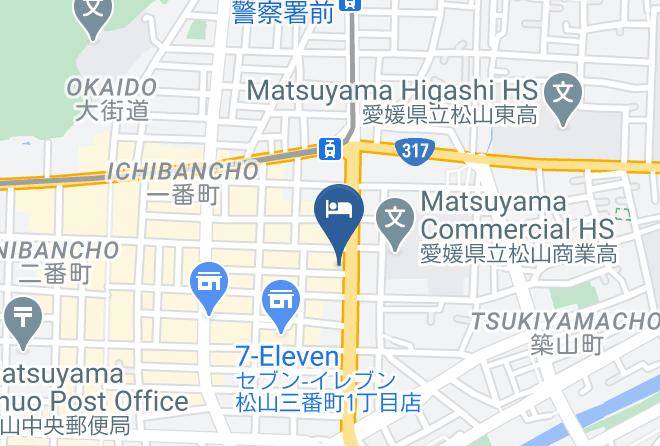 Business Hotel Katsuyama Map
