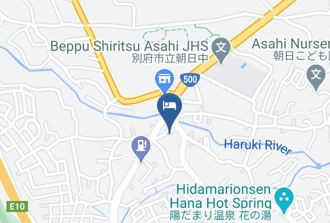 Beppu City - Business Hotel Kitahama Maps
