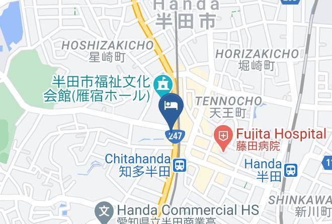 Handa City - Business Hotel Kotobukiya Maps