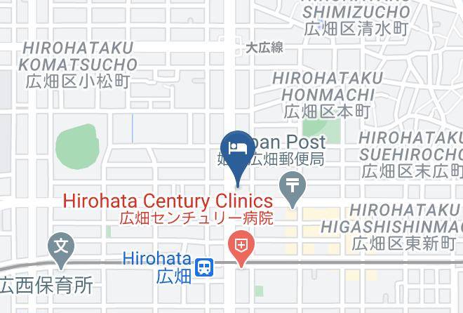 Himeji City - Business Hotel Kurogane Hotel Maps