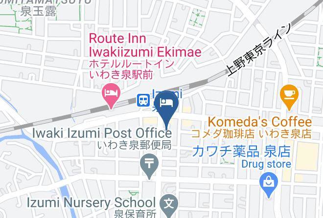 Iwaki City - Business Hotel Liberty Maps