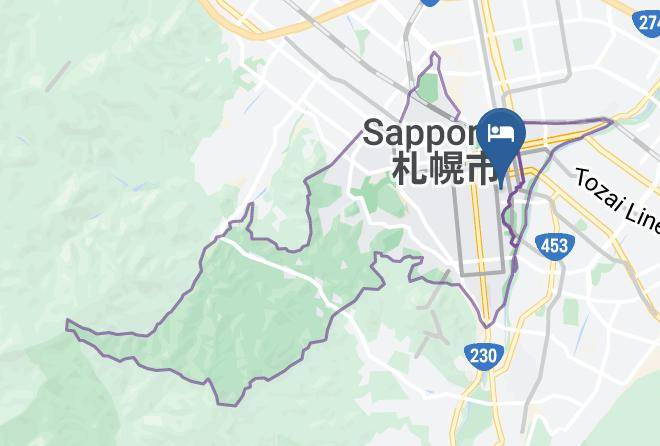 Sapporo City Chuo Ward - Business Hotel Line Maps