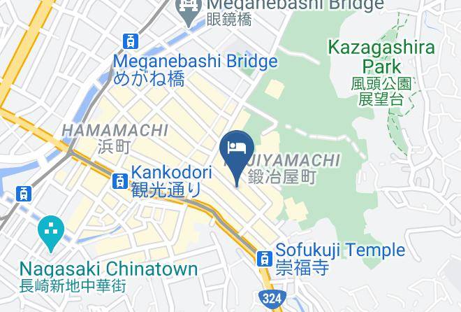 Nagasaki City - Business Hotel Miyukiso Maps