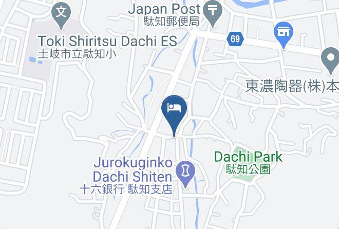 Toki City - Business Hotel Nakamura Maps