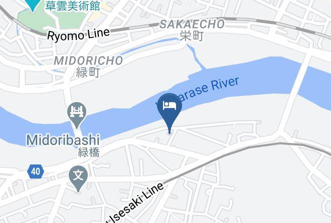 Ashikaga City - Business Hotel New Daiei Maps