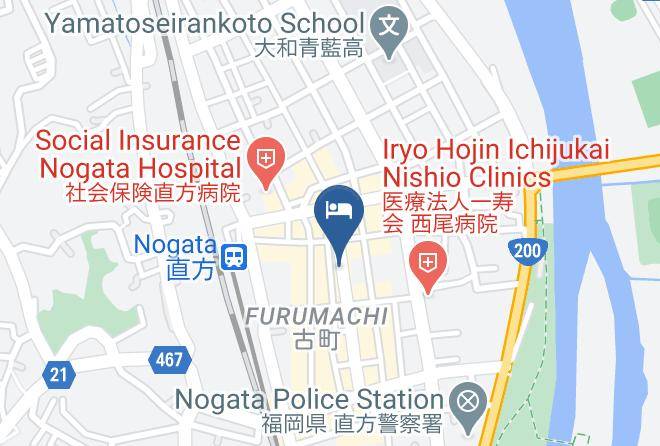 Nogata City - Business Hotel New Hope Maps
