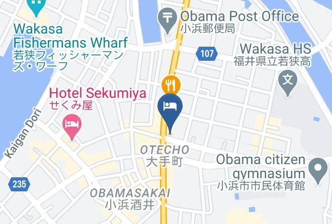 Obama City - Business Hotel New Koyo Maps