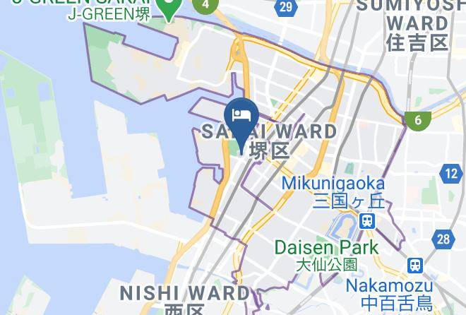 Sakai City Sakai Ward - Business Hotel New Ohama Maps