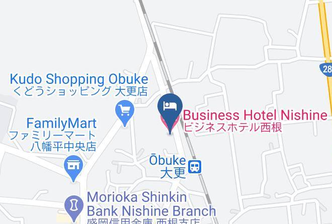 Hachimantai City - Business Hotel Nishine Maps