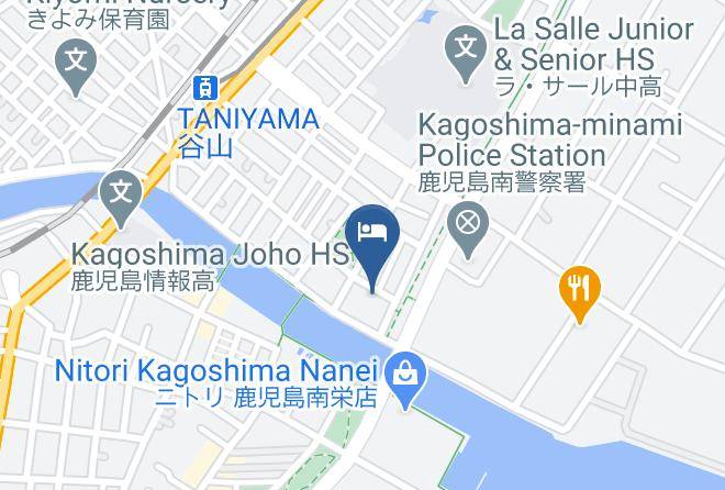 Kagoshima City - Business Hotel Oriental Kagoshima Maps