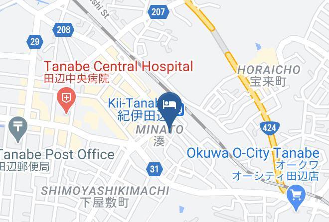 Tanabe City - Business Hotel Pearl Maps