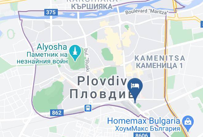 Business Hotel Plovdiv Map