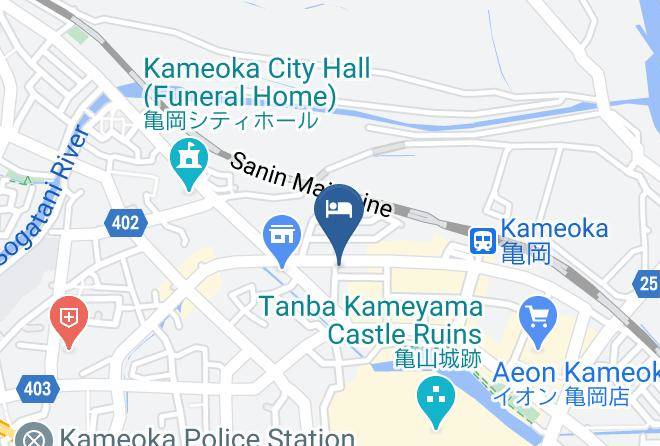 Kameoka City - Business Hotel Pony Maps