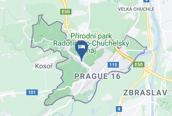 Prague - Business Hotel Radotin Maps