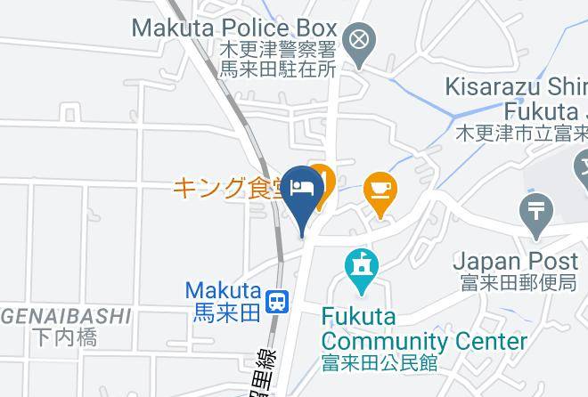 Kisarazu City - Business Hotel Rich Island Maps