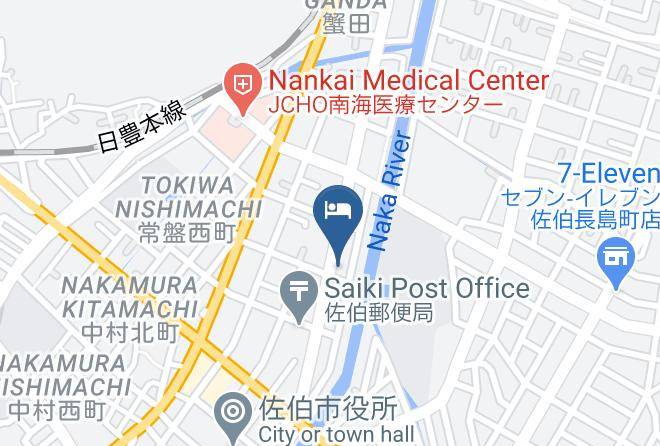 Saiki City - Business Hotel Sansei Maps